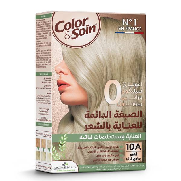 Color & soin hair color kit 135ml without ammonia 10a light ash blonde v2
