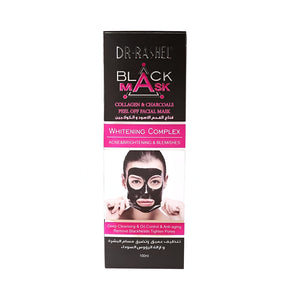 Dr.Rashel Face Mask 100ml Black Collagen And Charcoal For Blackhead Removal