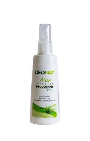 Aloe Mineral Deodorant Spray 100 ml
tعرق طبيعي بخاخ بالصبار 001 م tديونات مزي