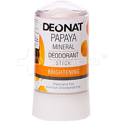Papaya Mineral Deodorant Stick 60g
ęعرق طبيعي جاف بالبابايا 06 ج tديونات مزي