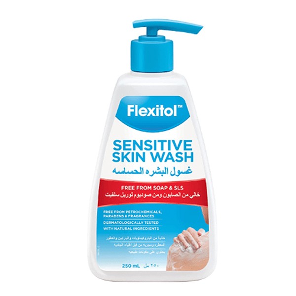 Flexitol body wash 250ml soap free for sensitive skin