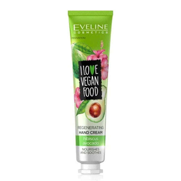 كريم اليدين إيفلين 50 مل I Love Vegan مع مستخلص الأفوكادو والكركديه