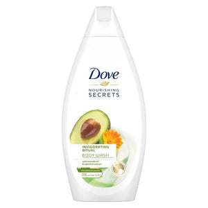 Dove Shower Gel with Avocado Oil and Calendula - Moisturizing Body Wash 500ml