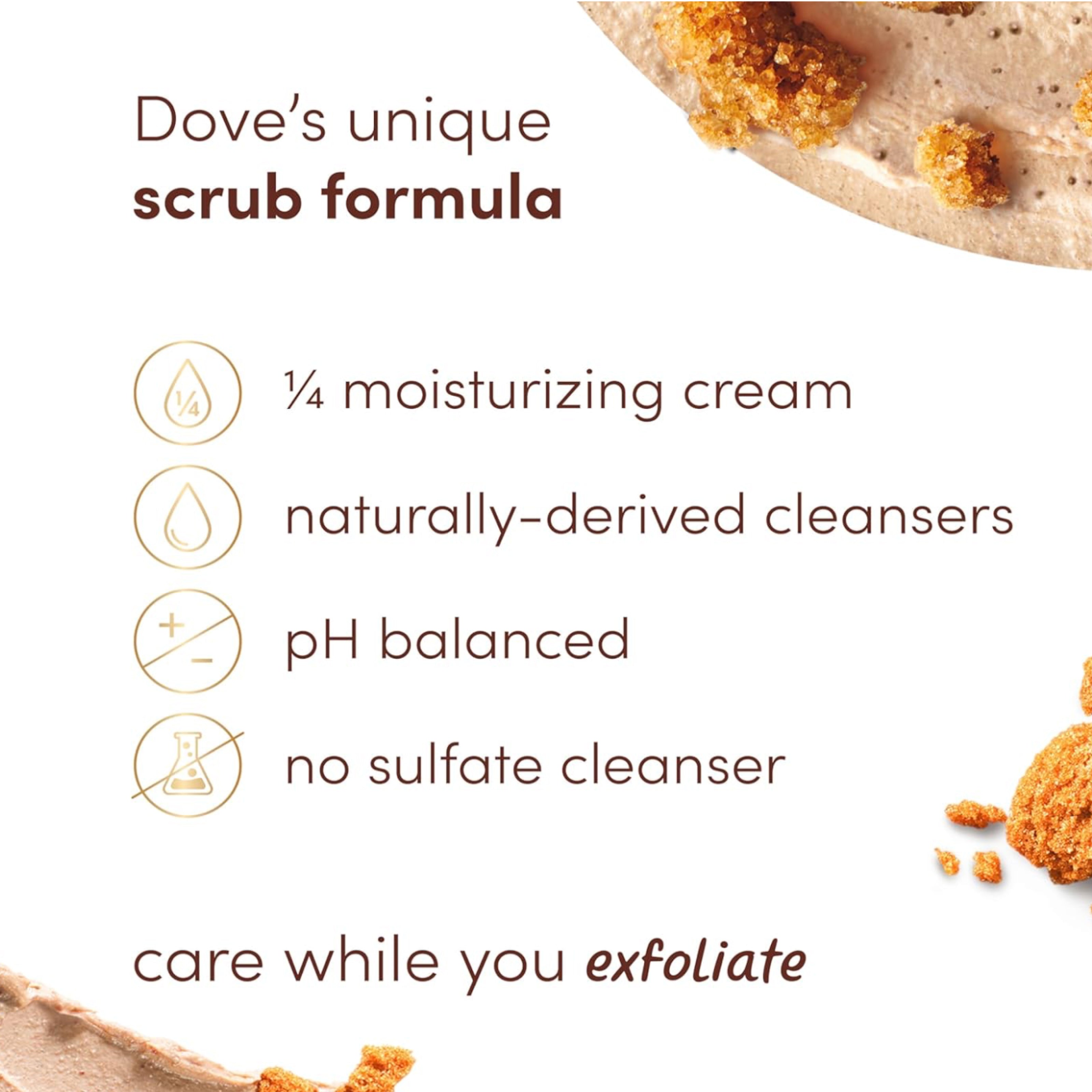 Dove Body Scrub – Exfoliating Sugar and Butter Moisturizing Scrub
