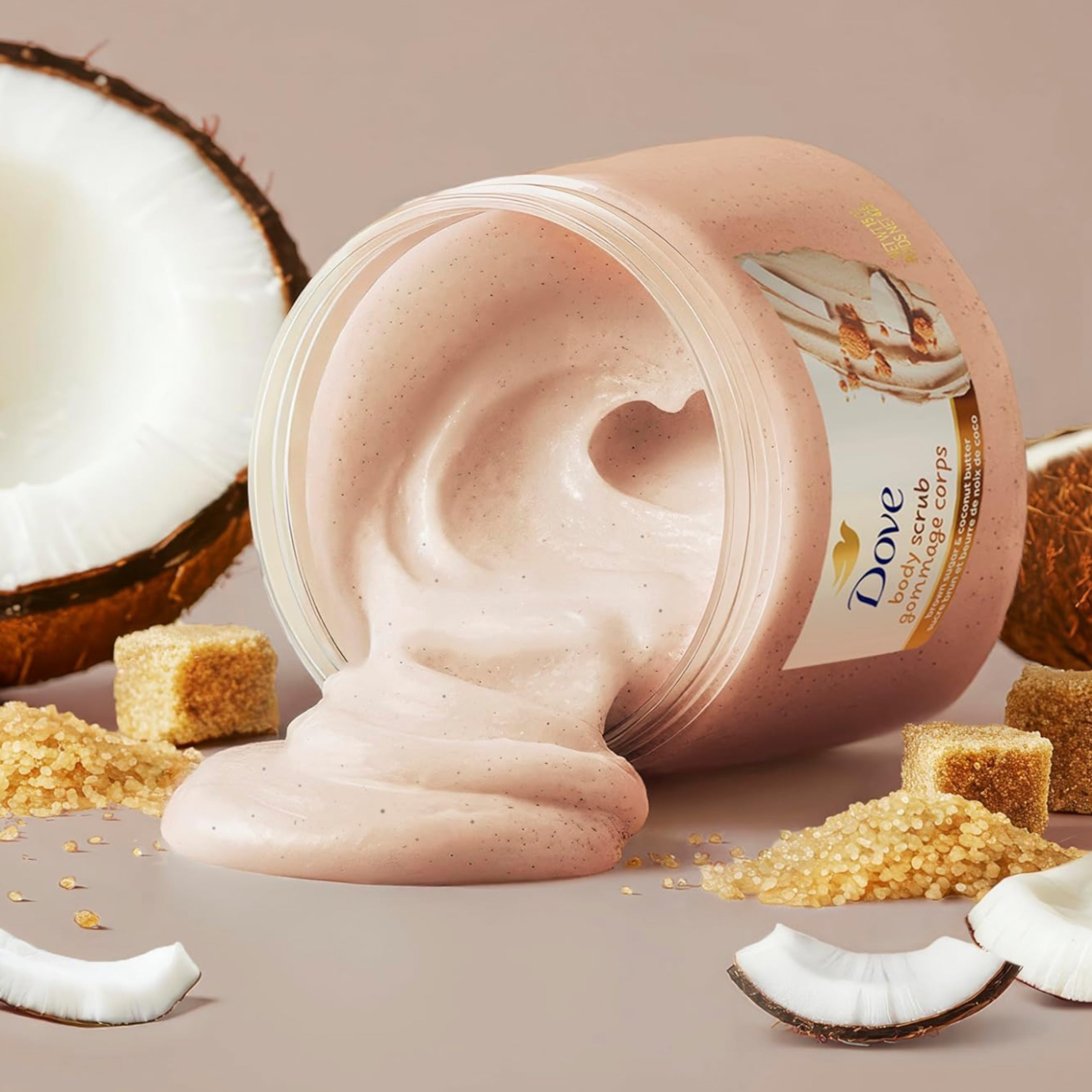Dove Body Scrub – Exfoliating Sugar and Butter Moisturizing Scrub