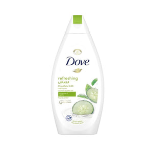 Dove جل الاستحمام – غسول الجسم بخلاصة الخيار والشاي الأخضر، 750 مل