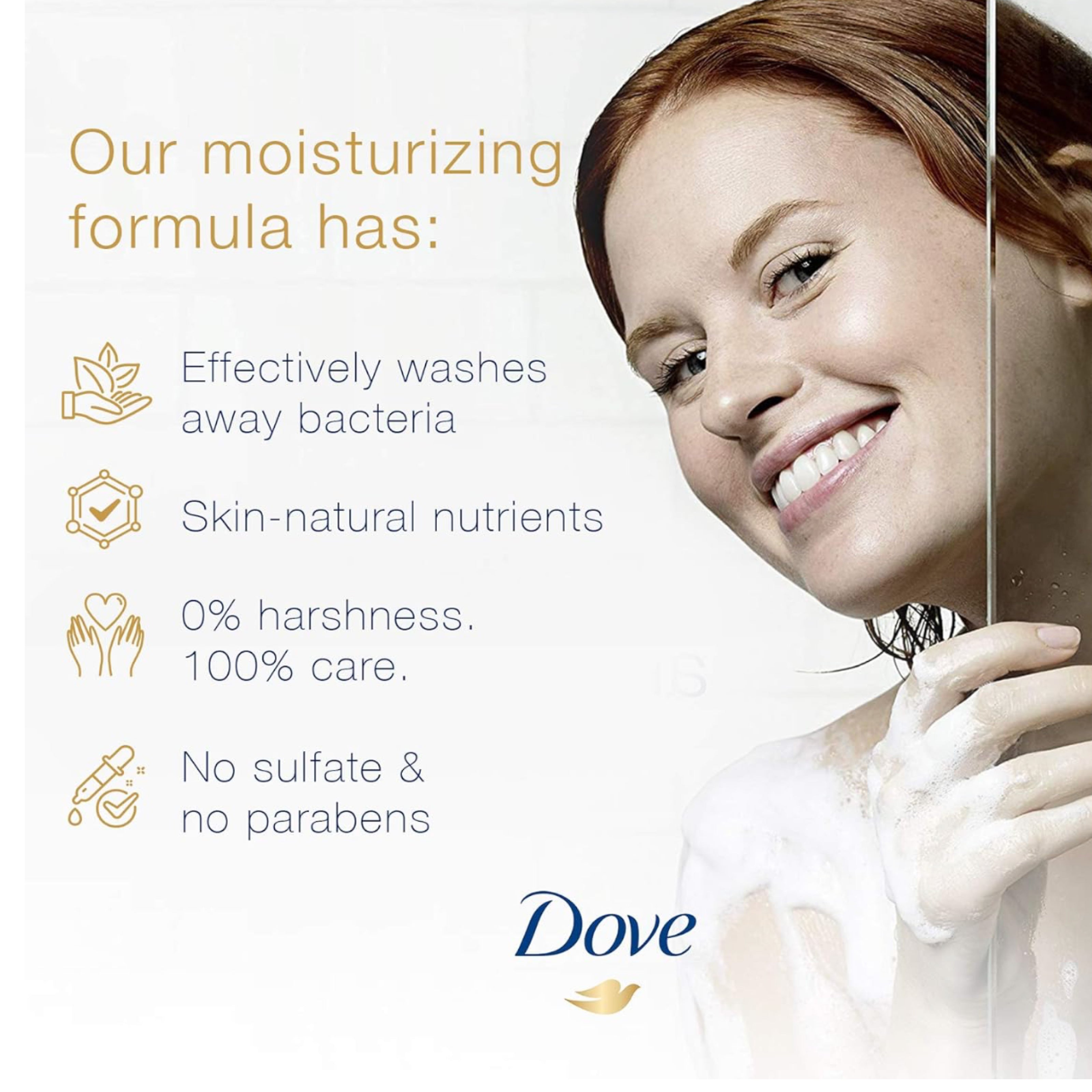 Dove Shower Gel – Refreshing Cucumber and Green Tea Body Wash, 750ml