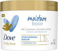 Dove Body Love Moisture Boost Pre-Cleanse Shower Butter - 238g