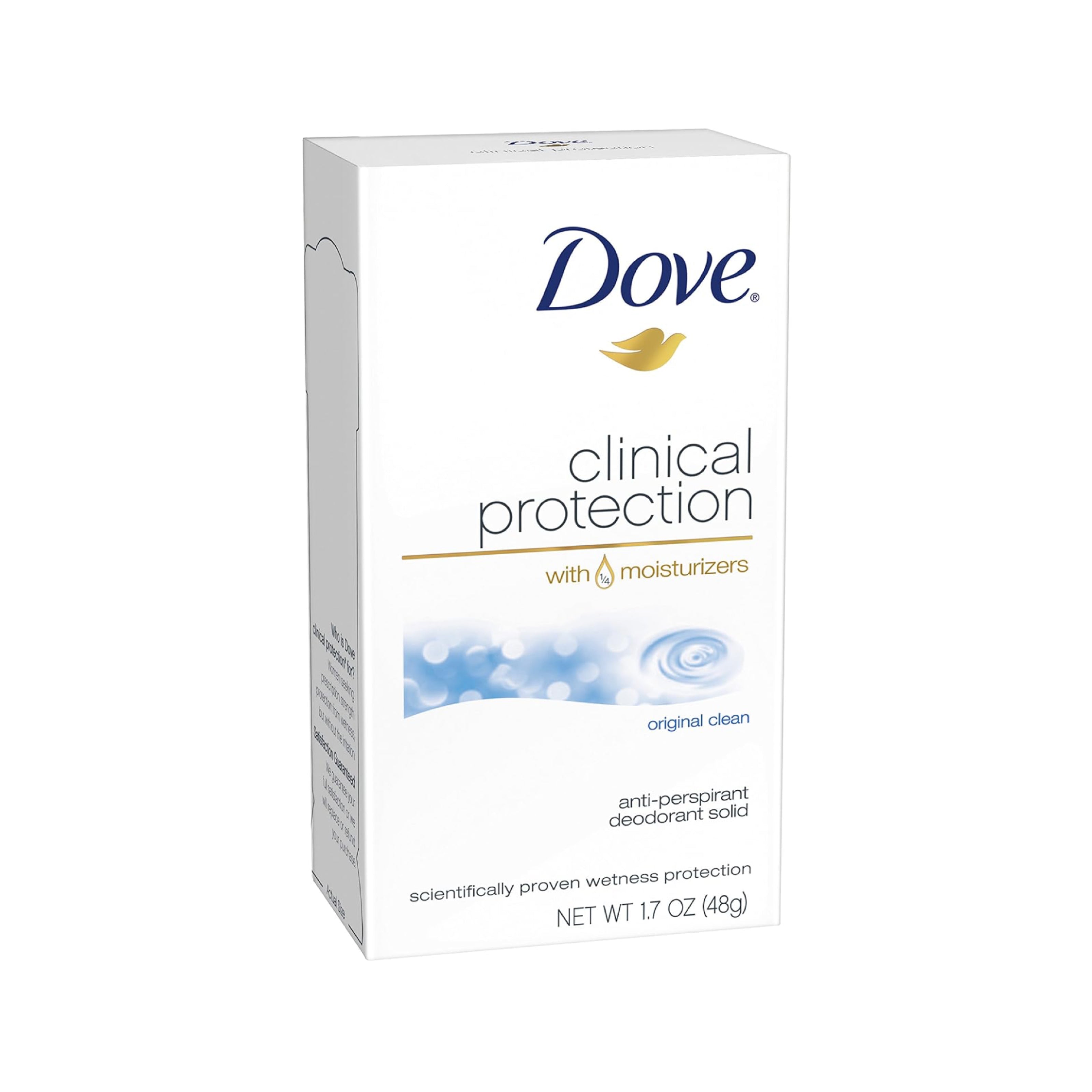 Dove Clinical Protection Deodorant – Original Clean Scent 48g