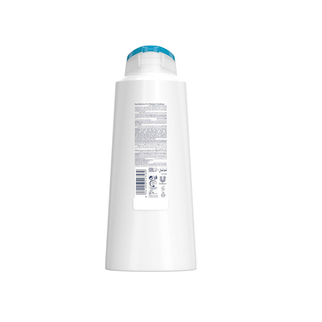 Dove Daily Care 2-in-1 Shampoo and Conditioner - Bottle 590ml