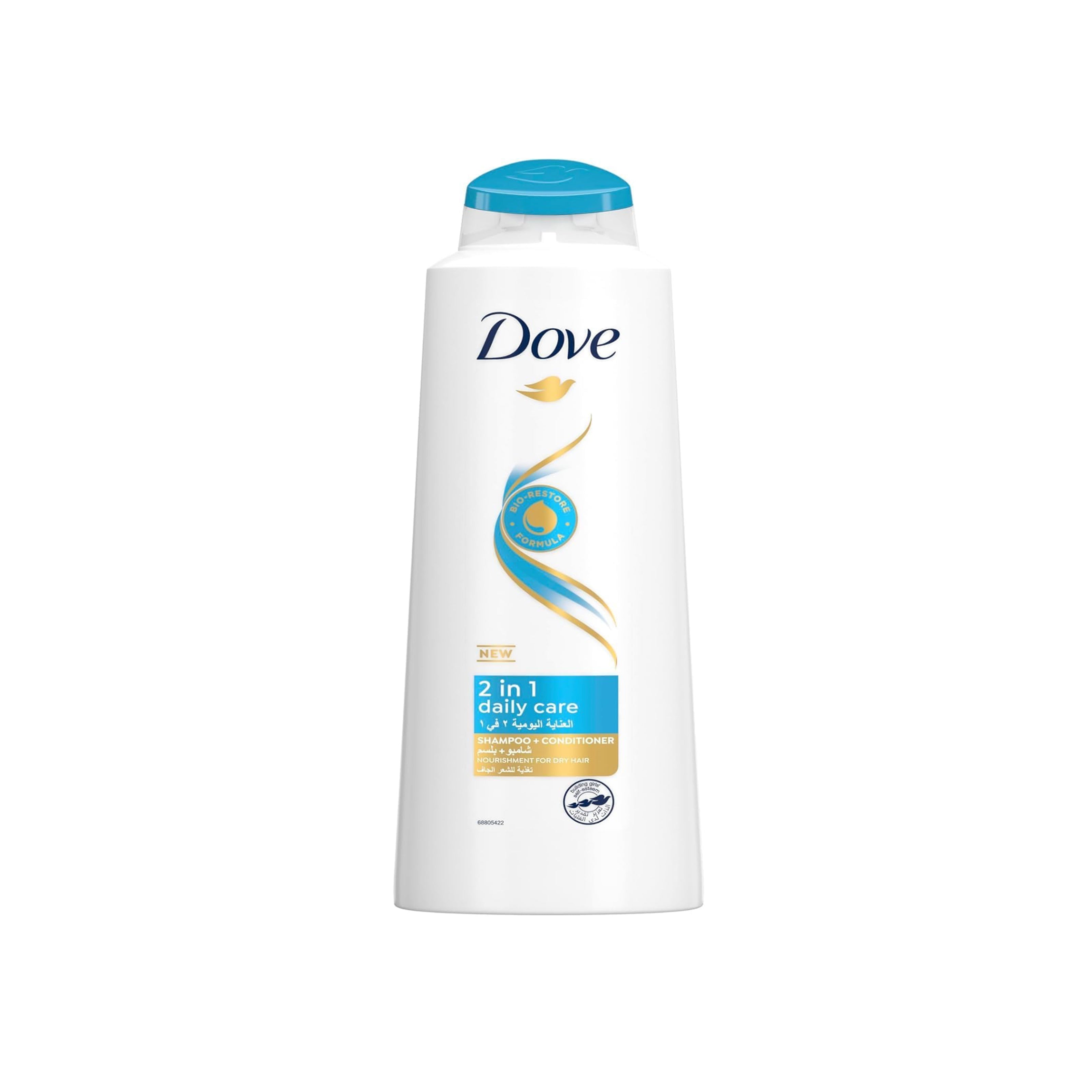 Dove Daily Care 2-in-1 Shampoo and Conditioner - Bottle 590ml
