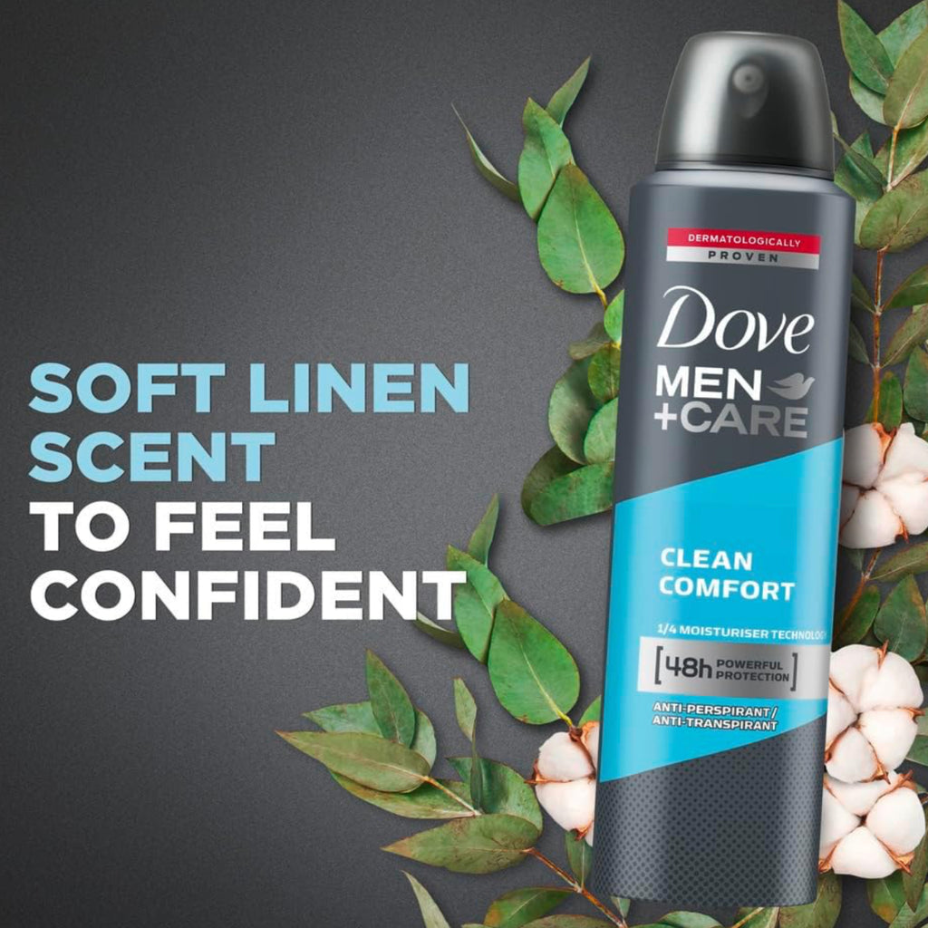 Dove Men+Care Clean Comfort Deodorant Spray – 150ml