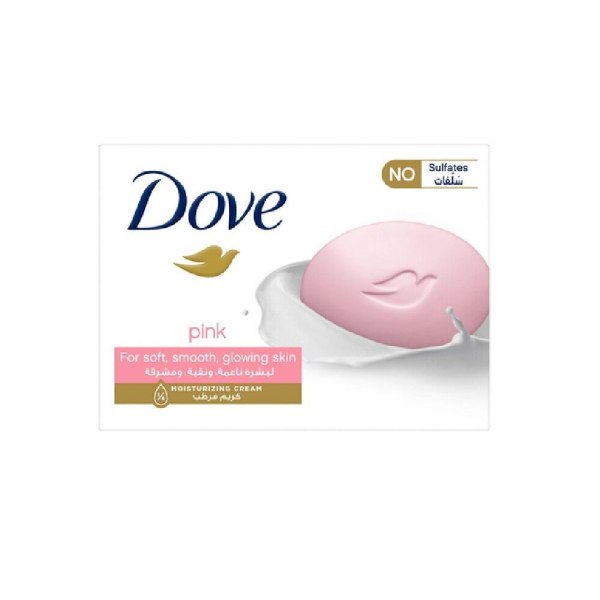 صابون دوف بار BTY CRM 160 جرام وردي