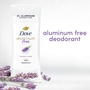 Dove Aluminum-Free Deodorant – Lavender & Vanilla 74g