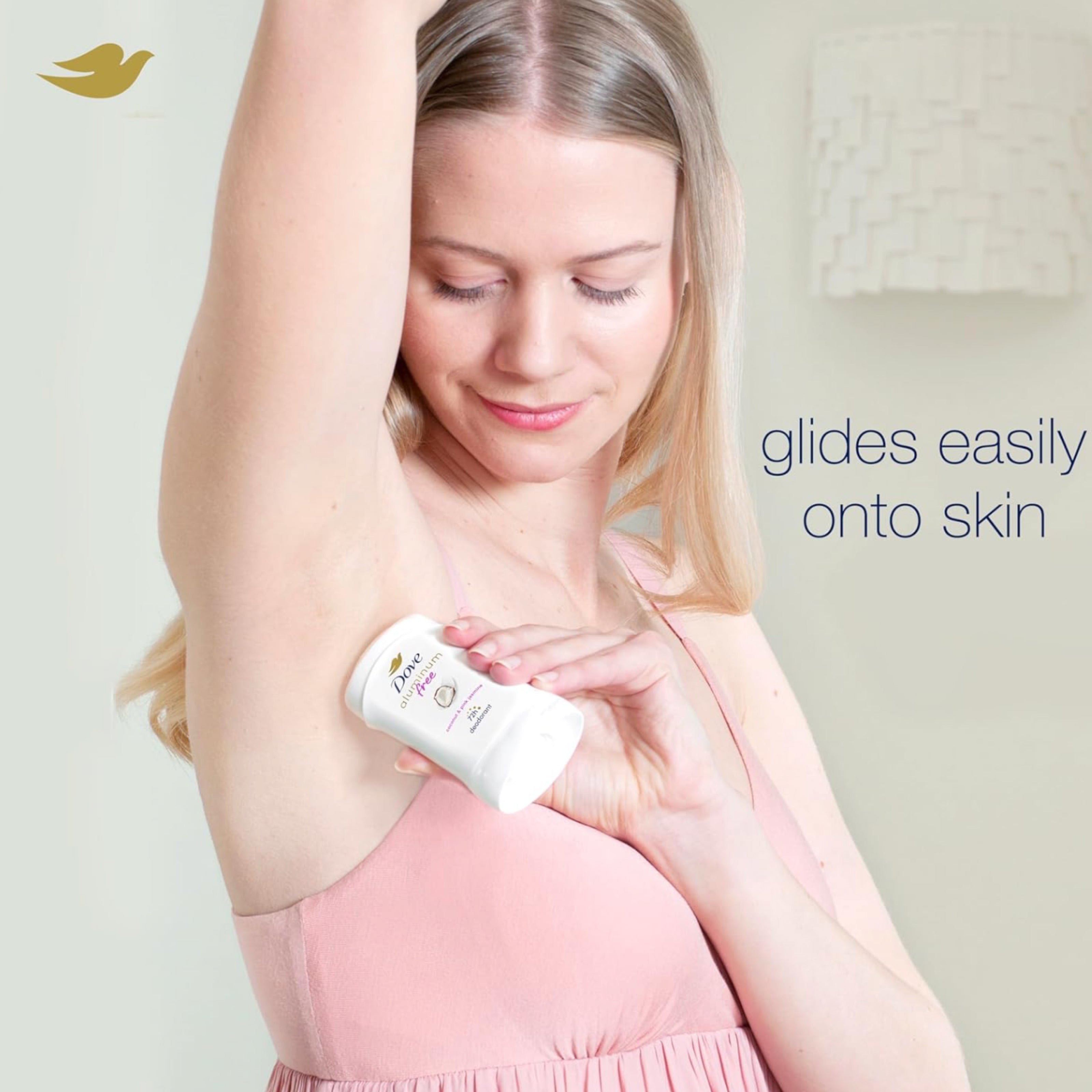 Dove Aluminum-Free Deodorant Stick – Coconut & Pink Jasmine (74g)
