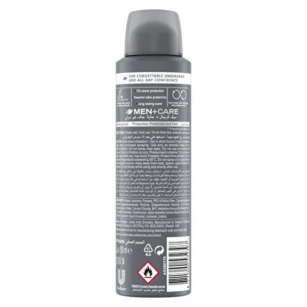 مزيل العرق Dove Men+Care Stain Defense بخاخ 150 مل