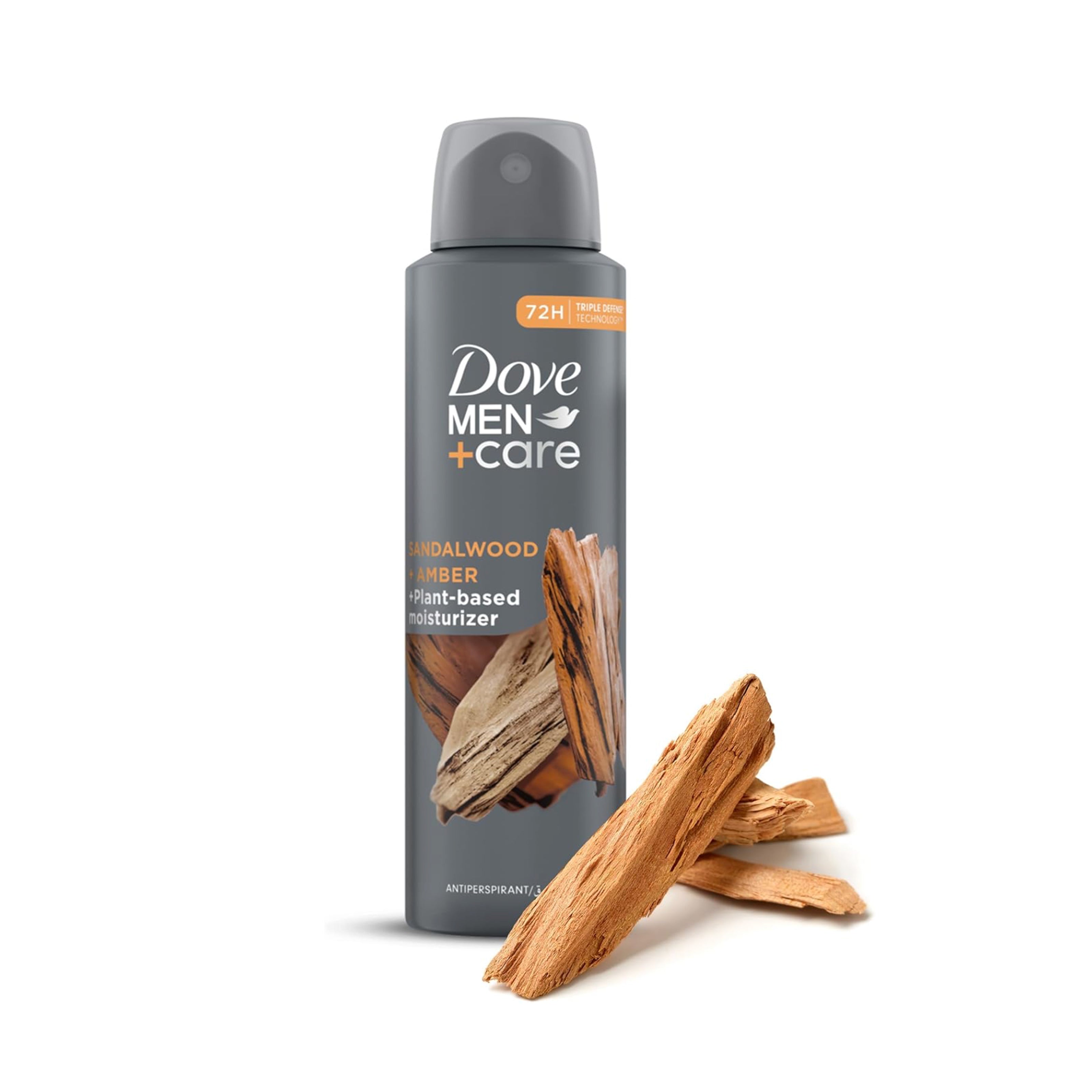 دوف ديو سبراي للرجال+ العناية 150 مل خشب الصندل والعنبر