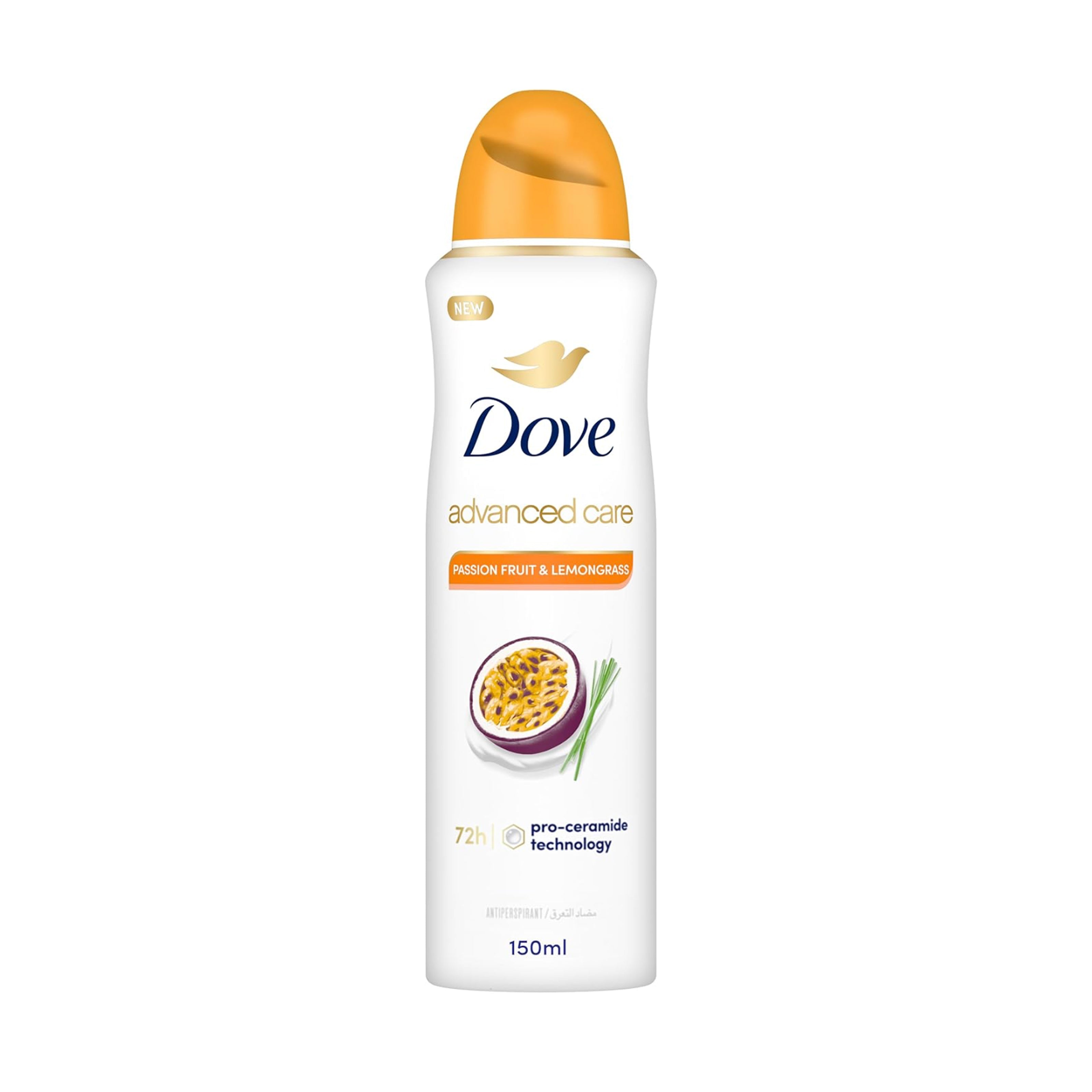 Dove Deodorant Spray – Advanced Care Passionfruit & Grass, 150ml