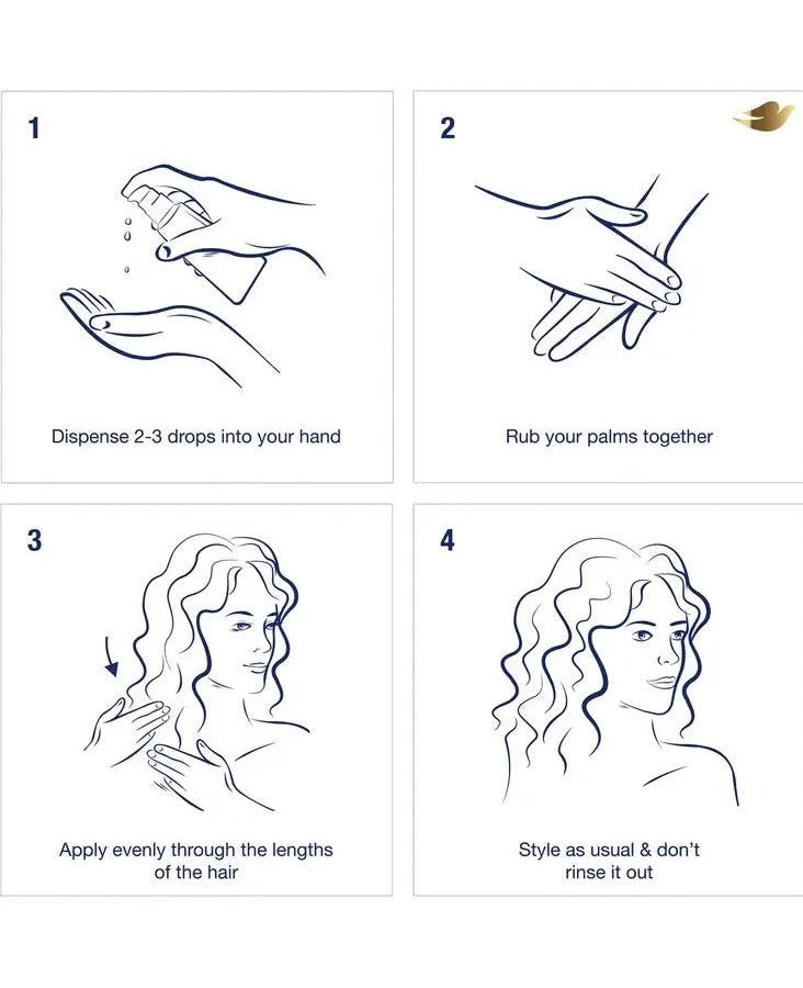 Dove Hair Serum – Smoothing Formula for Dry, Frizzy Hair