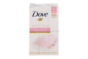 Dove Pink Rosa Beauty Bar - Moisturizing Soap for Sensitive Skin (6 Pack)