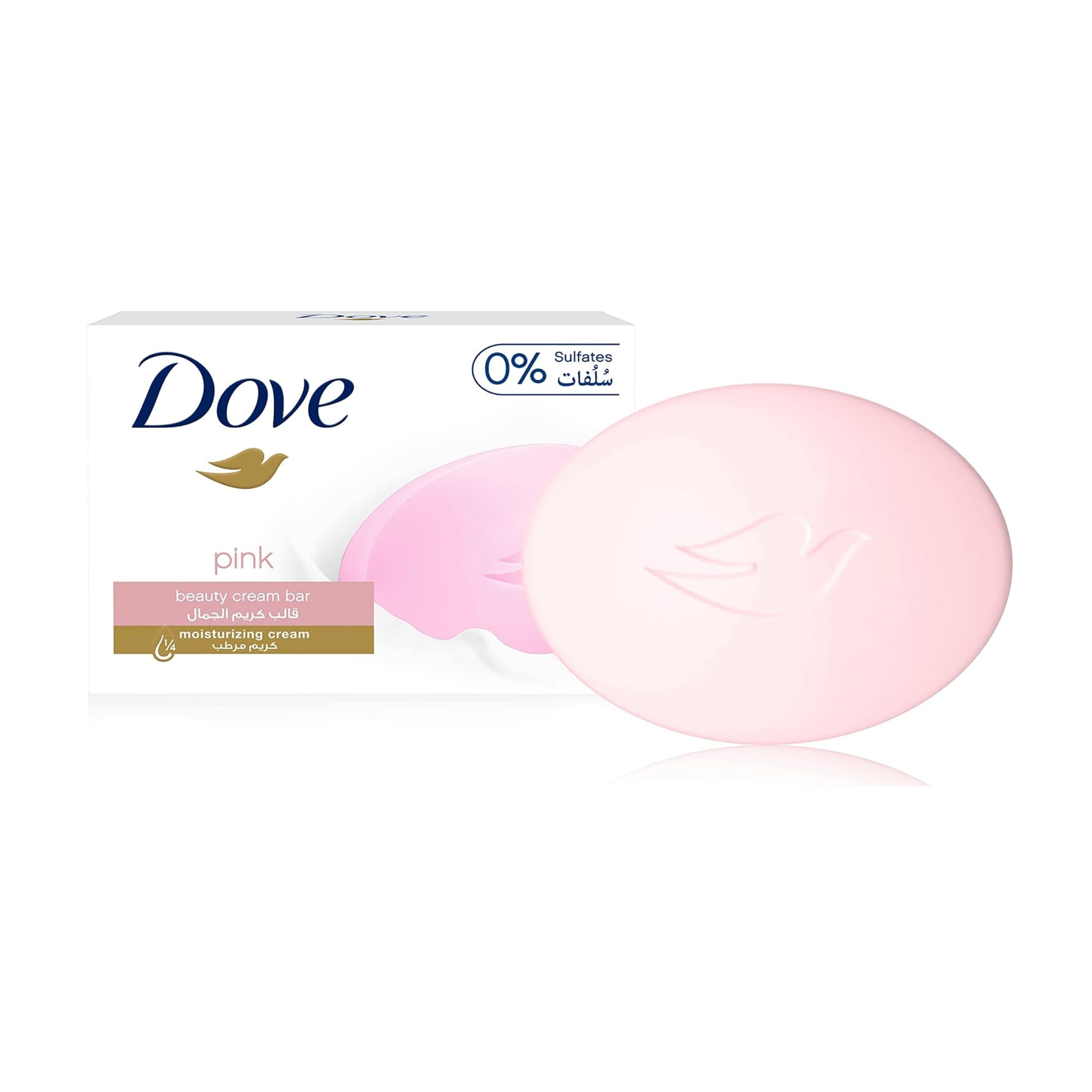 Dove Pink Rosa Beauty Bar - Moisturizing Soap for Sensitive Skin (6 Pack)