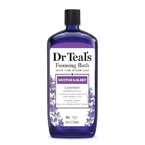 Dr Teal's Foaming Bath with Pure Epsom Salt - Soothe & Sleep Lavender 1L