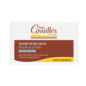 Cavailles Bar Soap 150g Moisturizer For Sensitive Skin With Cotton Flower
