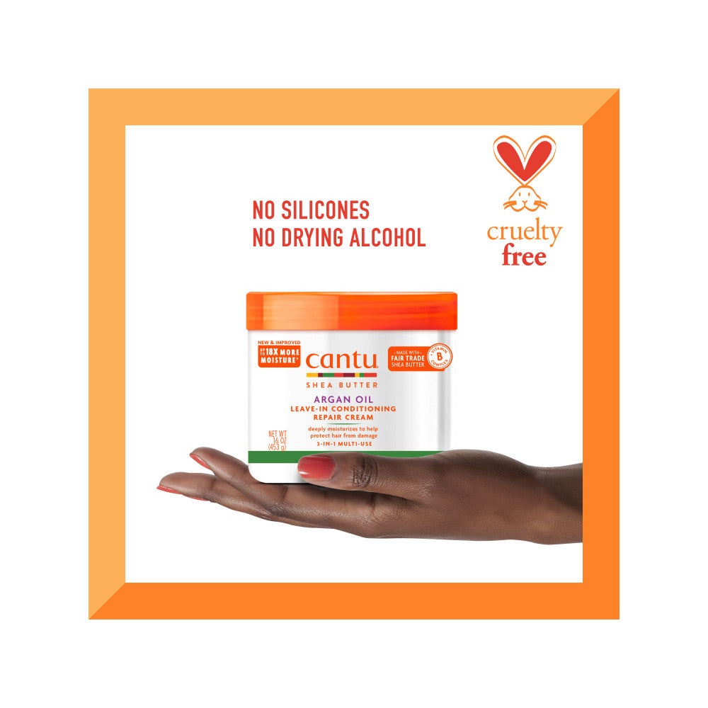 Cantu Argan Oil Leave-In Conditioning Repair Cream - 453g