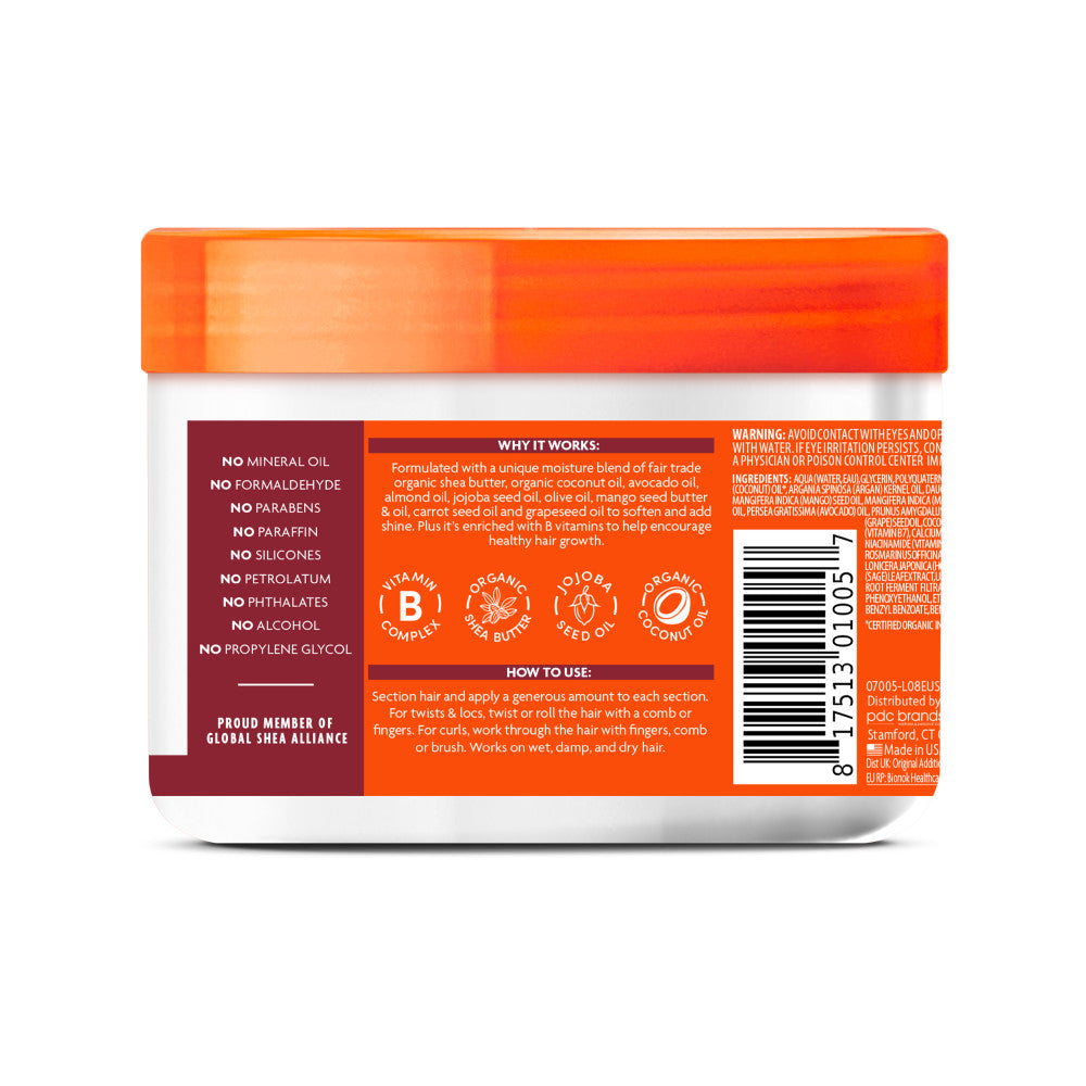 Cantu Hair Gel Twist And Lock For Moisturizing Shea Butter 370g