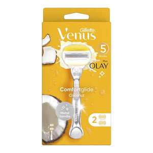 Gillette Razor Venus 5 Olay Comfortglide Coconut +2 Refill