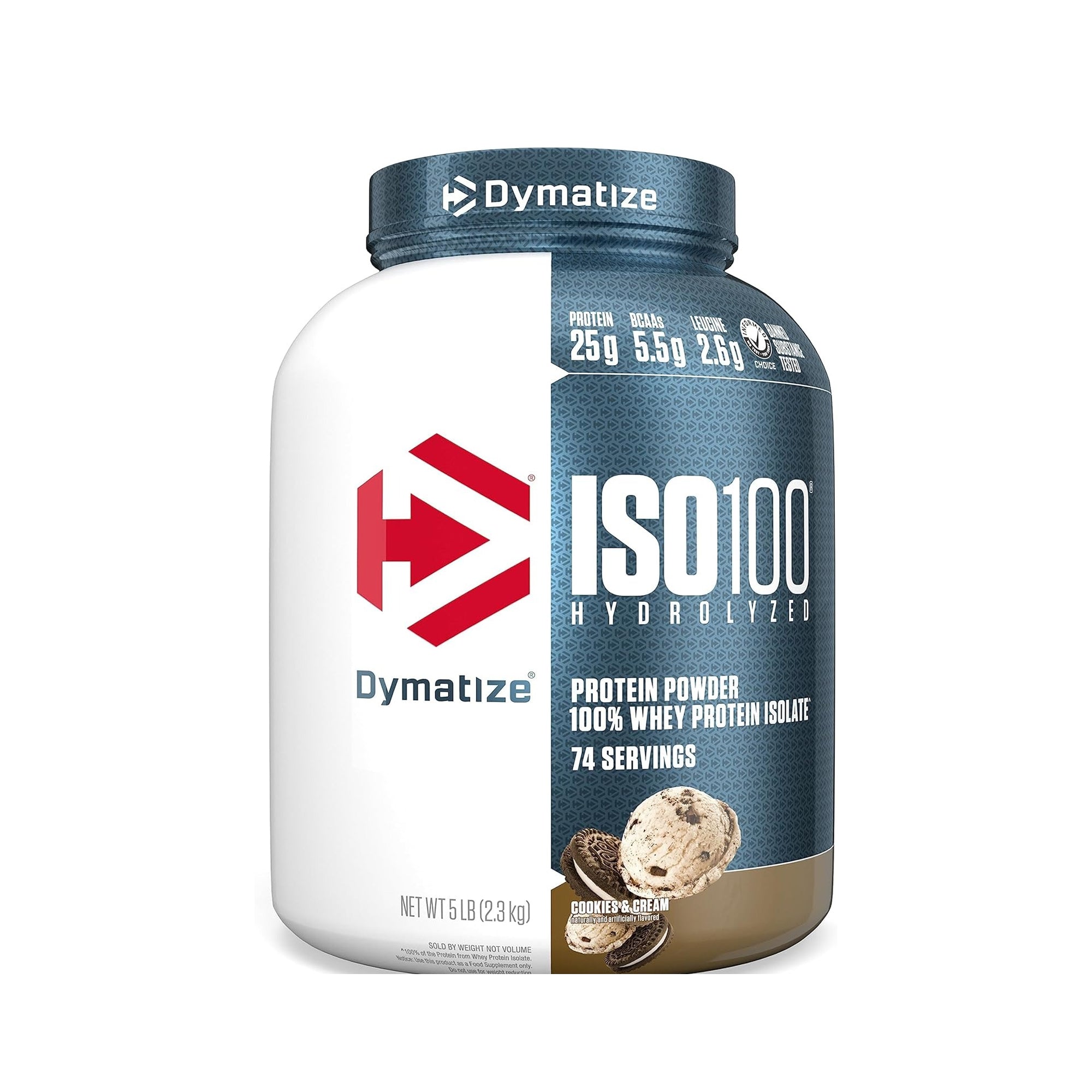 Dymatize ISO 100 - Cookies and Cream - 5 LB