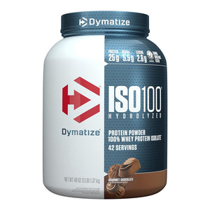 Dymatize ISO 100 Whey Protein Isolate - Gourmet Chocolate - 3 Lbs
