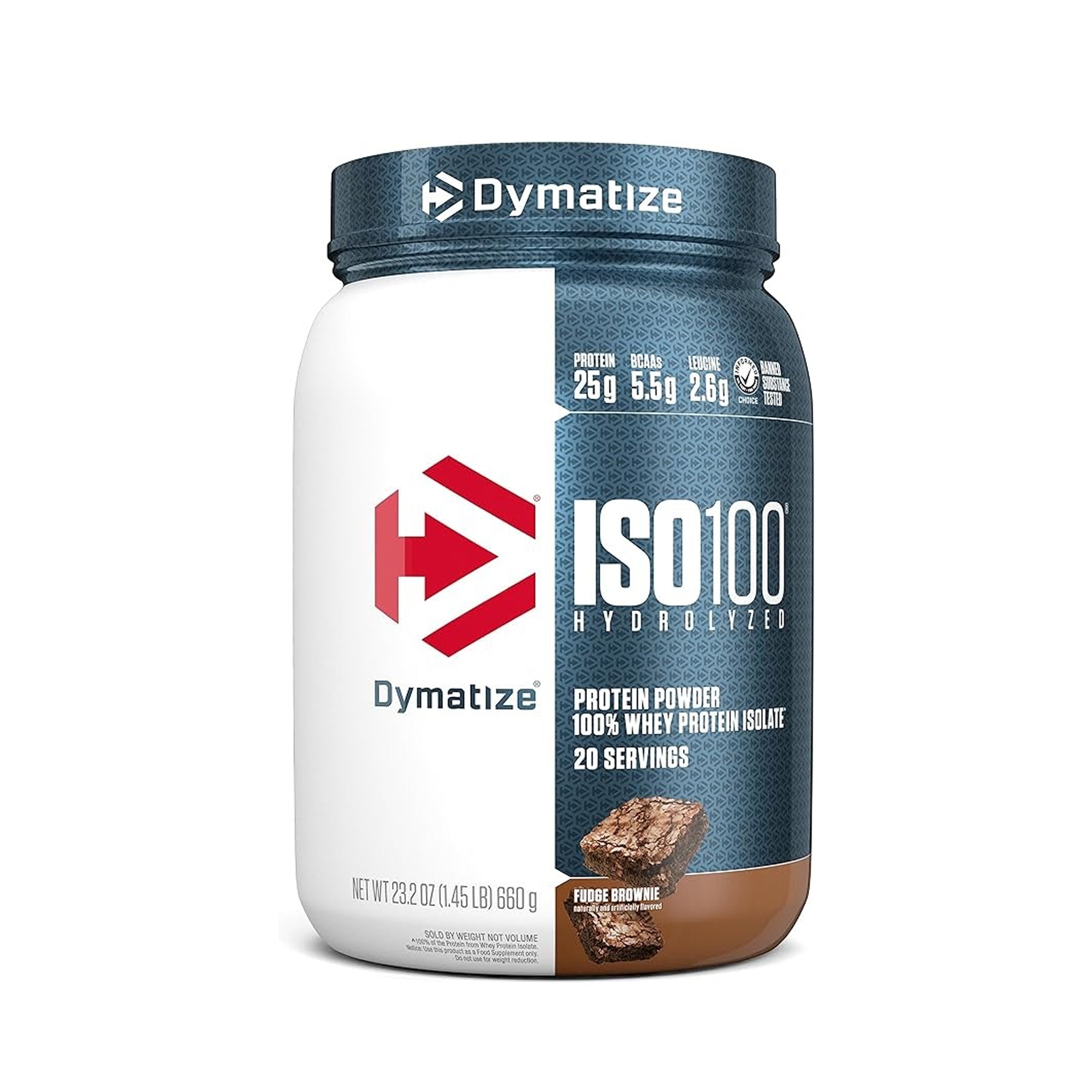 Dymatize ISO 100 - Fudge Brownie 660g - 20 Serving