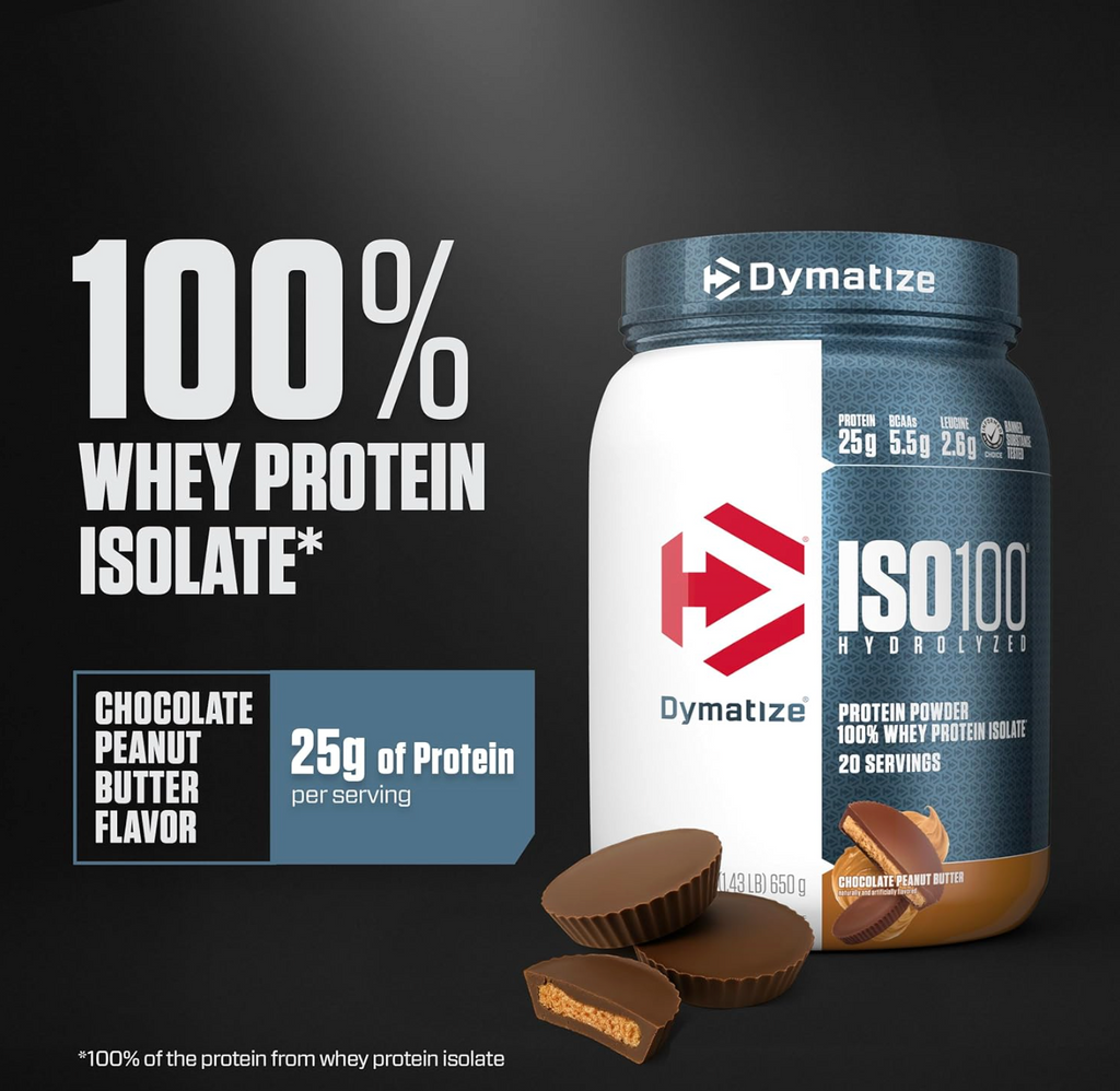 Dymatize ISO 100  Chocolate Peanut Butter 650g 20 Serving