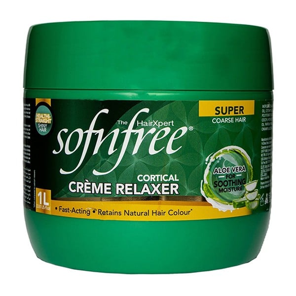 Sofnfree Hair Straightening Cream 1L Soft As Silk