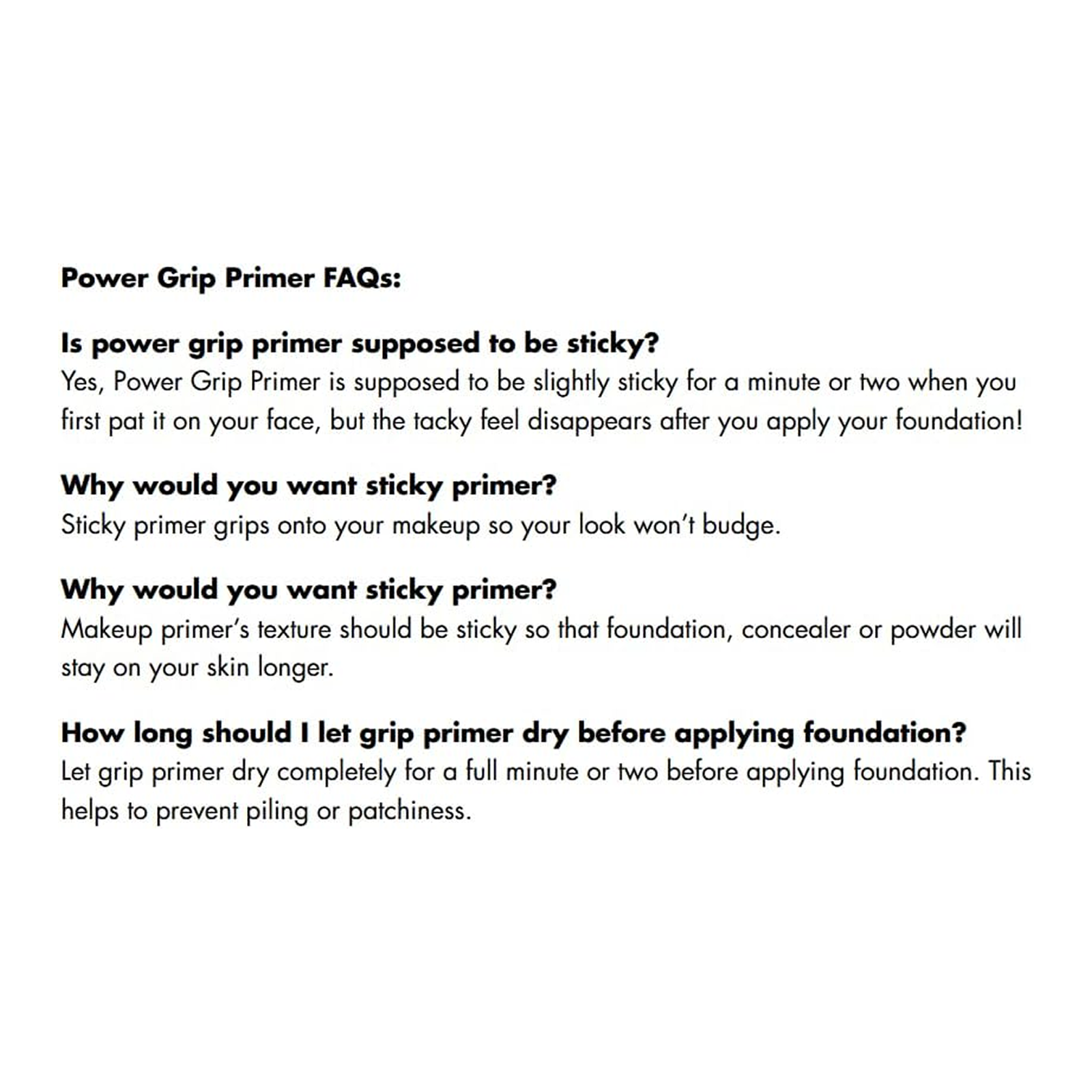 e.l.f. Power Grip Face Primer – Long-Lasting Skin Softening Makeup Base