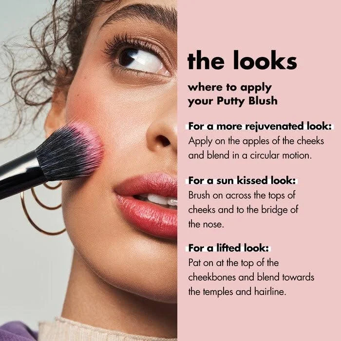 e.l.f. Luminous Putty Blush – St Barts – Creamy Buildable Cheek Color