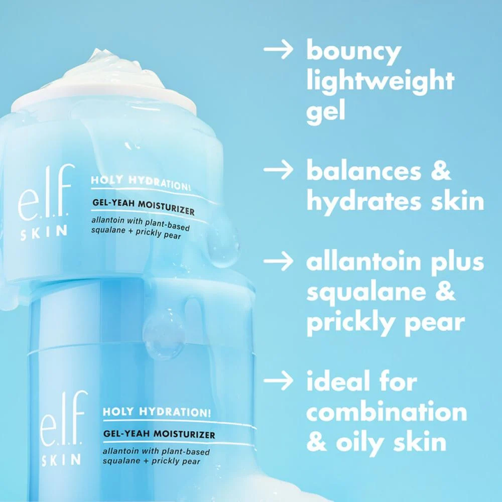 e.l.f. Holy Hydration Cleansing Balm | Makeup Remover with Hyaluronic Acid