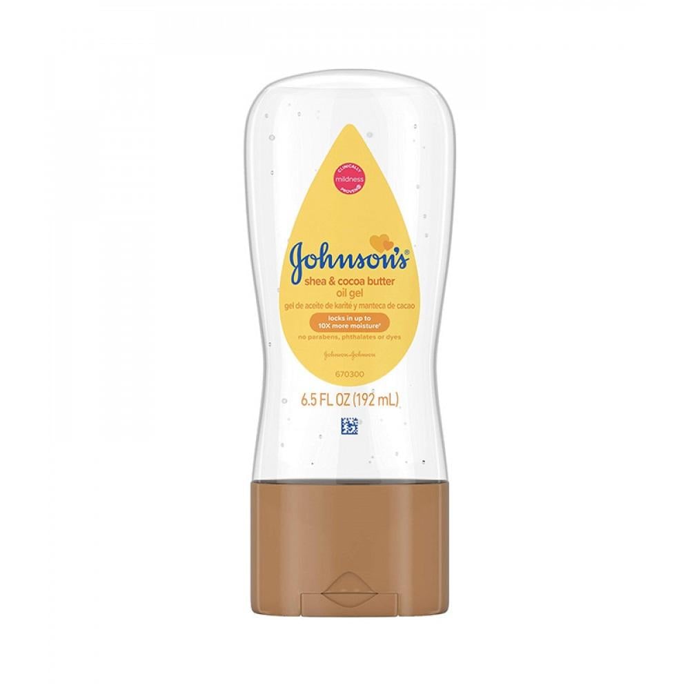 Johnson's baby oil gel with shea & cocoa butter 192ml