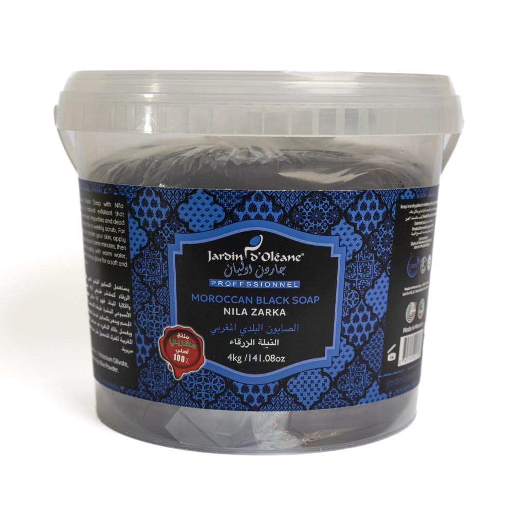 Jardin Oleane Moroccan Hammam Soap 4kg With Blue Nile