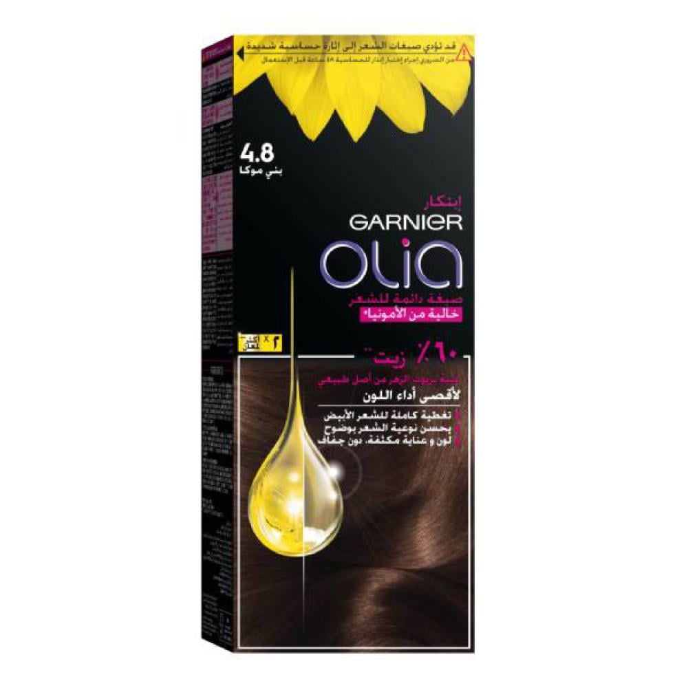Garnier Ammonia-Free Hair Color Olia 4.8 Mocha Brown