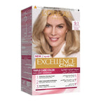 Loreal Loreal Hair Color Cream Excellence Triple Care 9.1 Very Light Ash Blonde