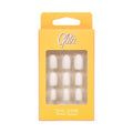 Glitz Nails 8 Ovil Shape Matte White