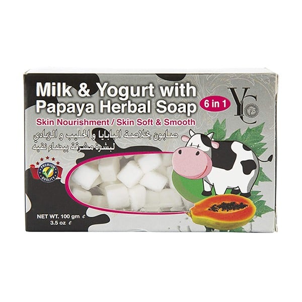 YC Bar Soap 100g With Papaya And Milk Extract