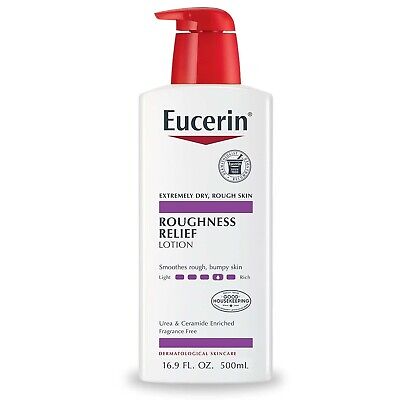 Eucerin Roughness Relief Lotion – Smoothing Body Moisturizer, 500 ml