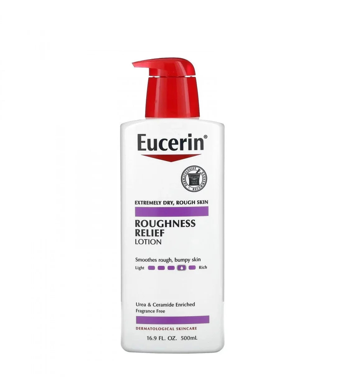 Eucerin Roughness Relief Lotion – Smoothing Body Moisturizer, 500 ml
