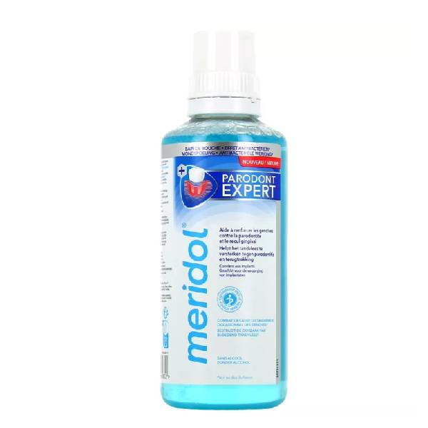 Meridol mouth wash 400ml helps strengthen gums