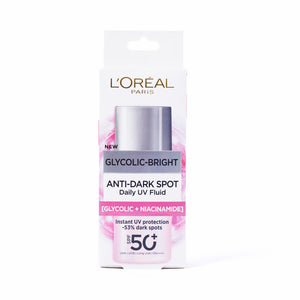 Loreal Cream Fluid 50ml Glycolic Bright Brightening Anti-Dark Spot