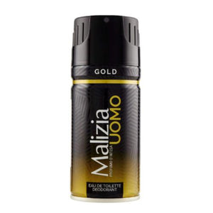 Malizia Deodorant Spray 150ml Uomo Gold v2