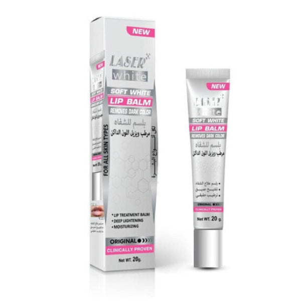 Laser White Laser White Lip Balm 20g Soft White